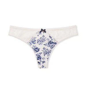 Lace-Back Thong Panty - Victoria's Secret - NWT